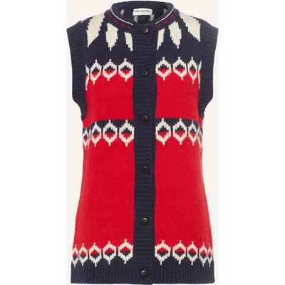 Lollys Laundry Strickweste Cleoll rot