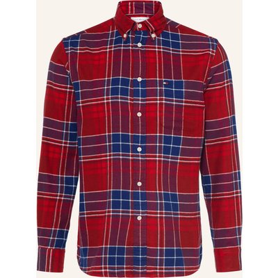 Tommy Hilfiger Flanellhemd Regular Fit rot
