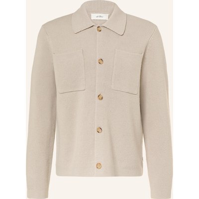 Les Deux Strick-Overshirt weiss