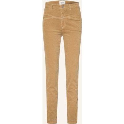 Closed Cordhose Pedal Pusher beige