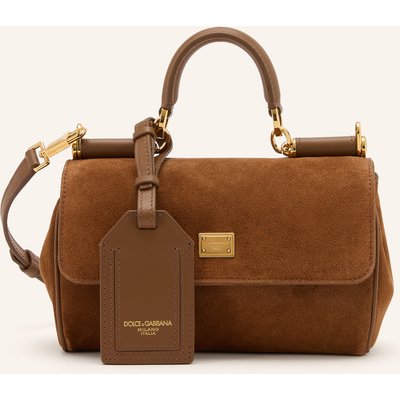 Dolce & Gabbana Handtasche My Sicily Mini braun