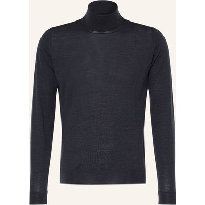 John Smedley Rollkragenpullover Aus Merinowolle grau