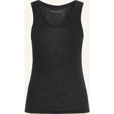 Majestic Filatures Top schwarz