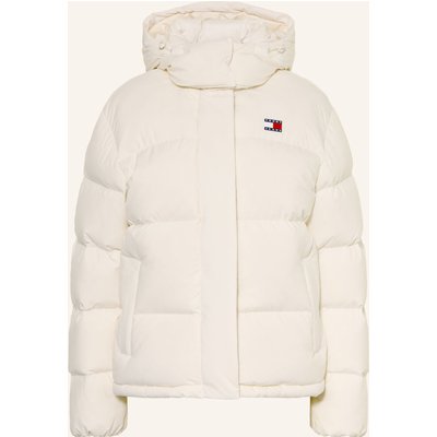 Tommy Jeans Daunenjacke Mit Abnehmbarer Kapuze weiss