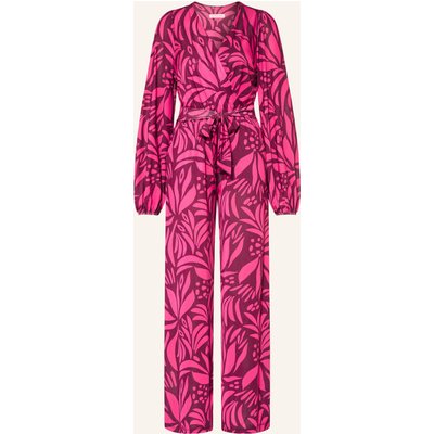 Marivie Jumpsuit Mit Glitzergarn pink