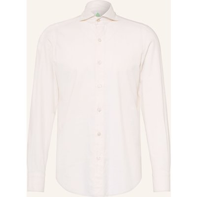 Finamore 1925 Flanellhemd Tokyo Sergio Slim Fit weiss