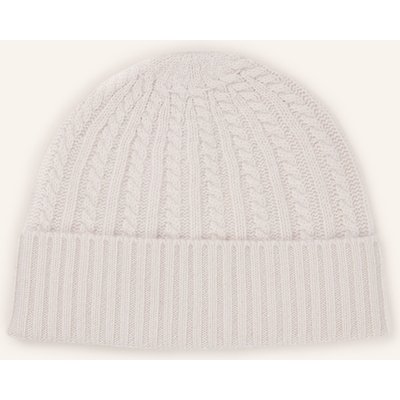 S.Marlon Cashmere-Mütze weiss