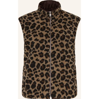 Smith & Soul Teddyfell-Weste Zum Wenden braun