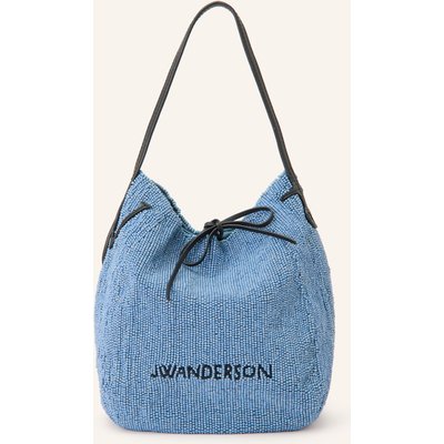 Jw Anderson Beuteltasche Bulb Small Mit Schmuckperlen blau