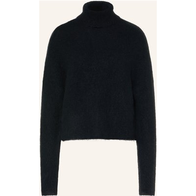 Juvia Rollkragenpullover Suzan Mit Alpaka schwarz