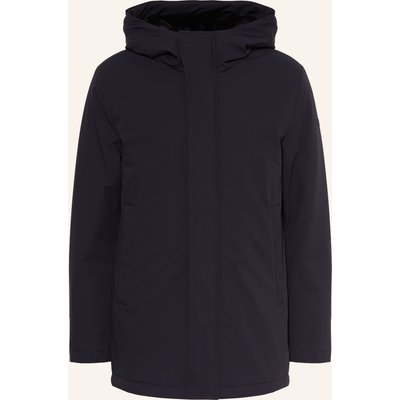 Duno Jacke Suron Mit Kunstfell blau