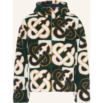 Casablanca Teddyfell-Jacke gruen