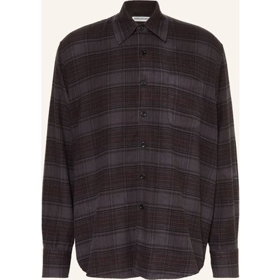Our Legacy Flanellhemd Above Oversized Fit grau