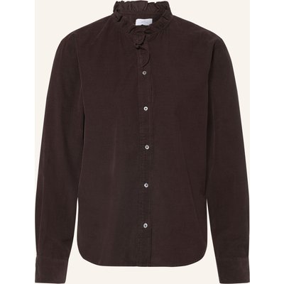 Tonno & Panna Cordbluse braun
