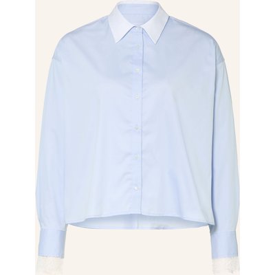 Tonno & Panna Hemdbluse Mit Spitze blau