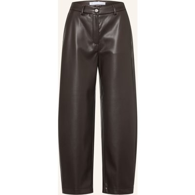 Raffaello Rossi 7/8-Hose Phibi In Lederoptik braun
