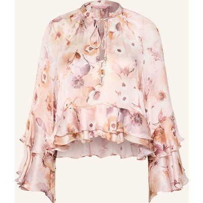 Guess Blusenshirt Nicole Mit Volants rosa