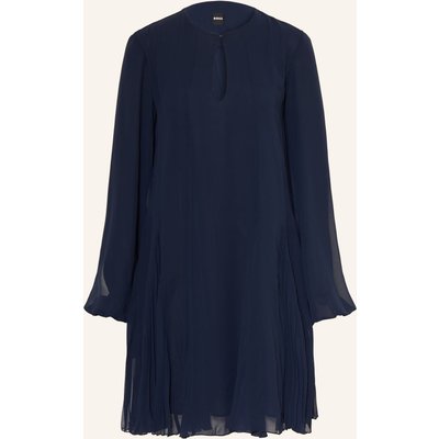 Boss Kleid Donottati Mit Plissees blau