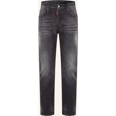 dsquared2 Destroyed Jeans 642 Regular Fit schwarz