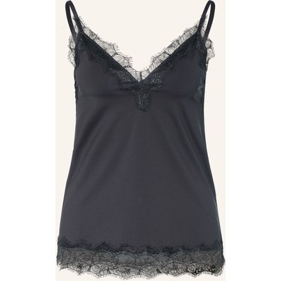Rosemunde Top Bridget Mit Spitze schwarz