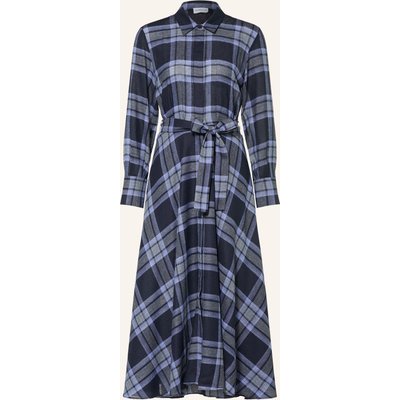 Marella Hemdblusenkleid Mllutile blau