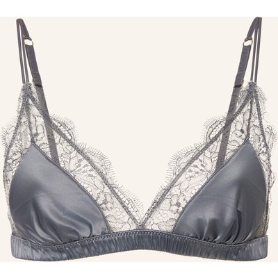 Love Stories Triangel-Bh Love Lace Aus Satin grau