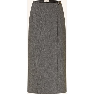 Weekend Max Mara Rock Petali In Wickeloptik grau