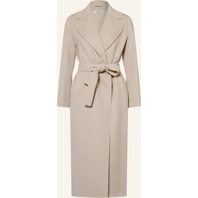 S Max Mara Wollmantel Poldo weiss