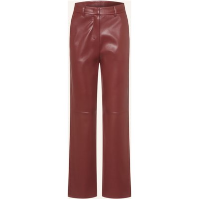 S Max Mara Hose Sospiro In Lederoptik rot