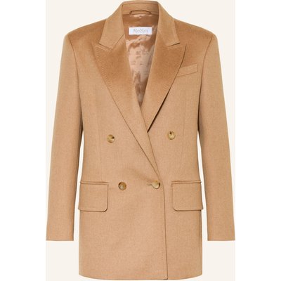 Max Mara Blazer Olimpia Aus Kamelhaar braun