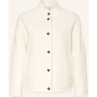 Max Mara Tweed-Blouson Palmizi weiss