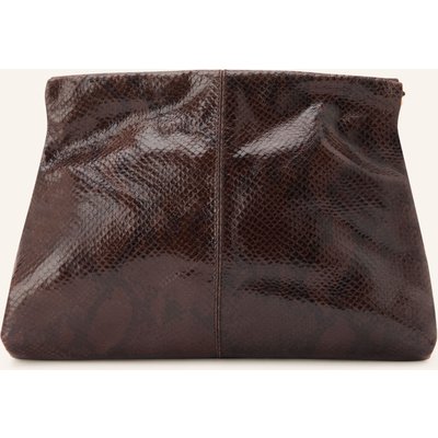 Flattered Clutch Clay braun