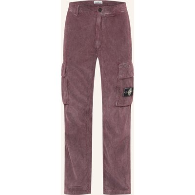 Stone Island Cargohose Aus Cord rot