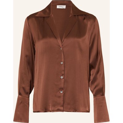 Ottod'ame Satinbluse braun