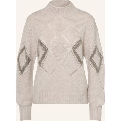 Hemisphere Pullover Mit Cashmere grau