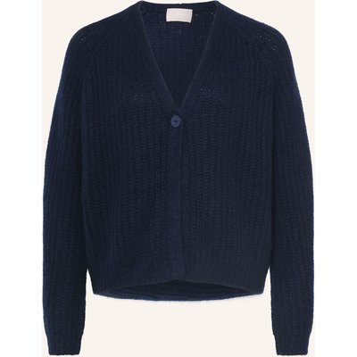 Hemisphere Strickjacke Mit Cashmere blau