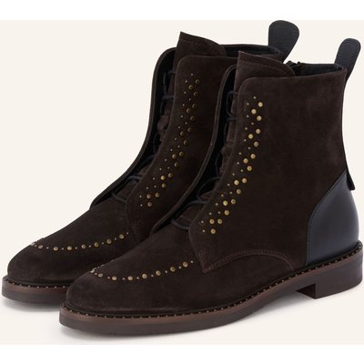 Pertini Schnürboots Mit Nieten braun