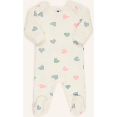 Petit Bateau Frottee-Strampler beige