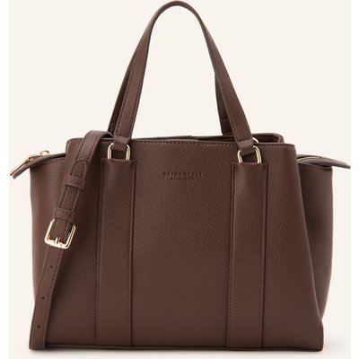 Seidenfelt Handtasche Nelma braun