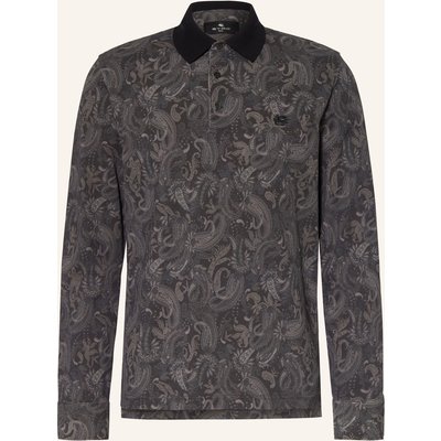 Etro Piqué-Poloshirt grau