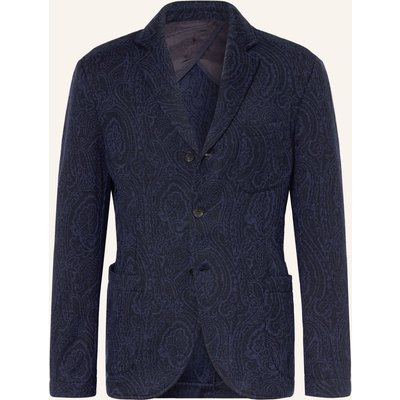 Etro Strick-Sakko Regular Fit blau