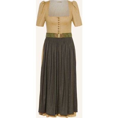 Gottseidank Dirndl Hanni Mit Leinen beige