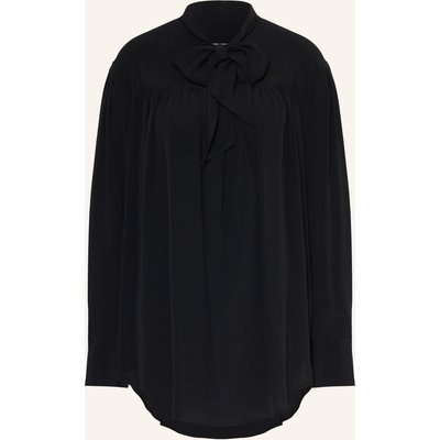 Ami Paris Schluppenbluse Mit Seide schwarz