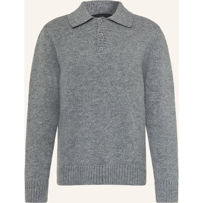 I'm Brian Strick-Poloshirt grau
