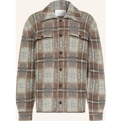 Roberto Collina Strick-Overshirt Mit Alpaka gruen