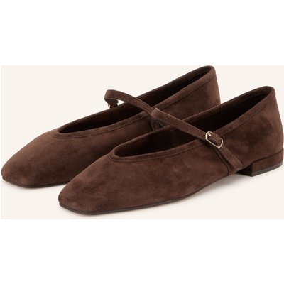 Inuovo Mary-Jane-Ballerinas braun