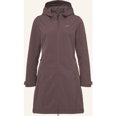 Me°Ru' Softshell-Mantel Bordeaux braun