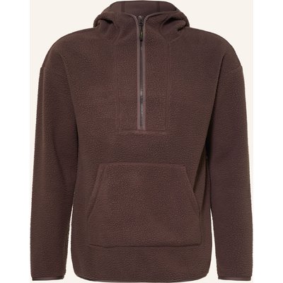 Me°Ru' Hoodie Quimper Aus Teddyfell braun