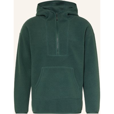 Me°Ru' Hoodie Quimper Aus Teddyfell gruen