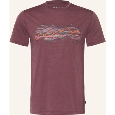Me°Ru' Funktionsshirt Kramfors Mit Merinowolle rot